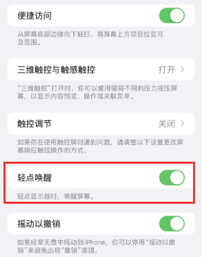 全椒苹果授权维修站分享iPhone轻点无法唤醒怎么办 