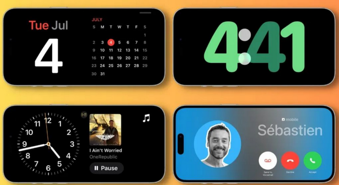 全椒苹果手机维修分享iOS17横屏充电待机显示有什么好处 