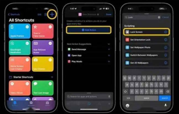全椒苹果14锁屏维修店分享iPhone14升级iOS16.4后如何创建锁屏快捷方式 